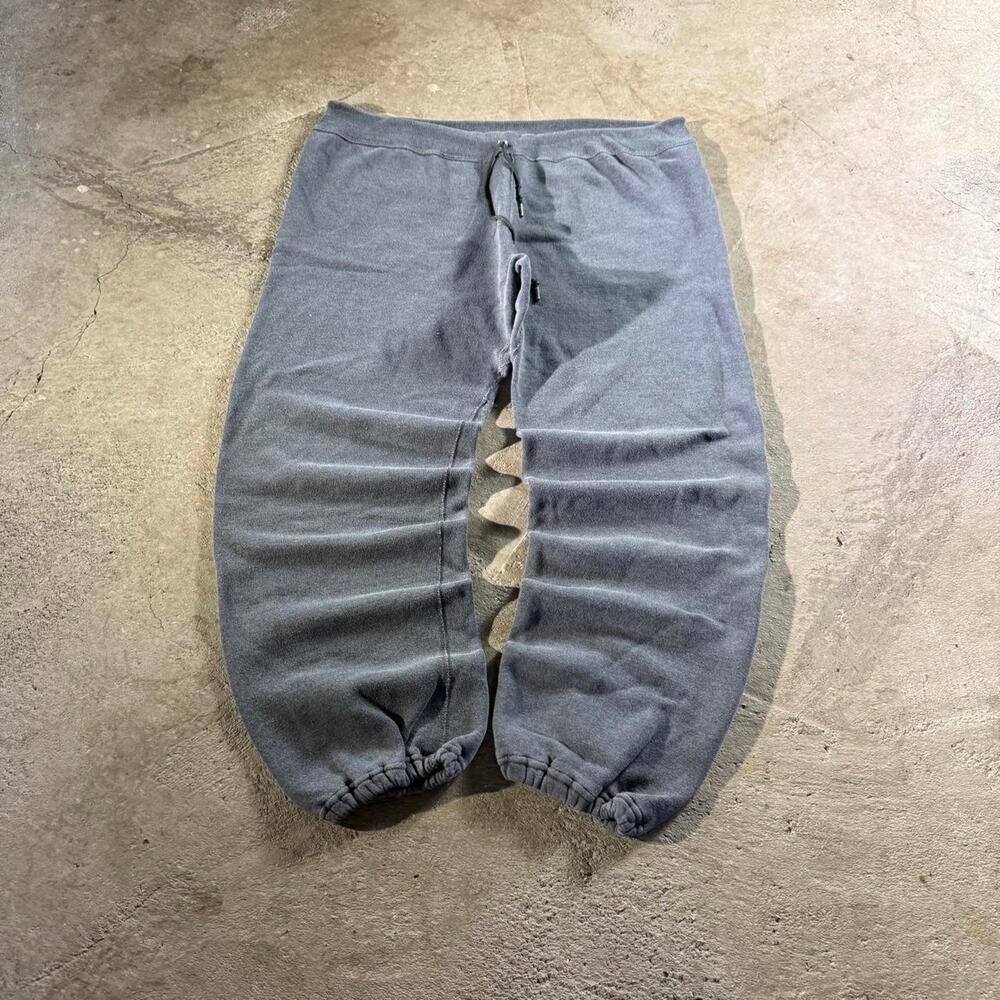 Vintage Y2K Grey Cheetah Baggy Sweatpants